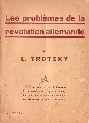 Problèmes de la Révolution Allemande