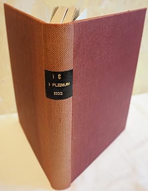 Compte rendu de la Conférence de l'Exécutif élargi [1er plénum], 24 février - 4 mars 1922