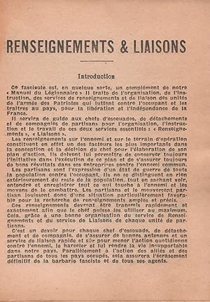 Renseignements et Liaisons