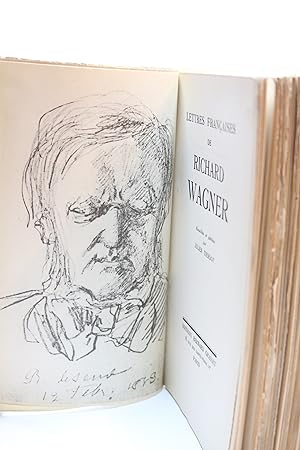 Bild des Verkufers fr Lettres franaises de Richard Wagner zum Verkauf von Librairie Le Feu Follet
