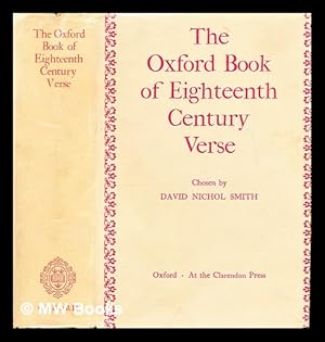 Seller image for The Oxford book of eighteenth century verse / chosen by David Nichol Smith for sale by MW Books Ltd.