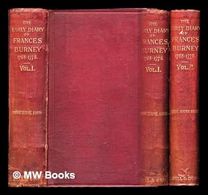 Seller image for The early diary of Frances Burney, 1768-1778 - complete in two volumes for sale by MW Books Ltd.