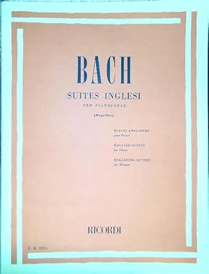 Immagine del venditore per Suites inglesi per pianoforte (Mugellini) venduto da Librodifaccia