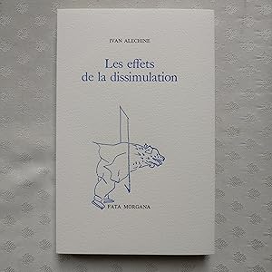 Seller image for Les effets de la dissimulation - avec eau-forte signe for sale by Ducasse & Destouches