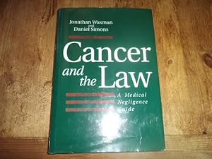 Immagine del venditore per Cancer and the Law venduto da Terry Blowfield