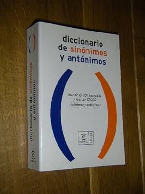 Diccionario de sinonimos y antonimos