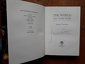 The World and Other Places [SIGNED]