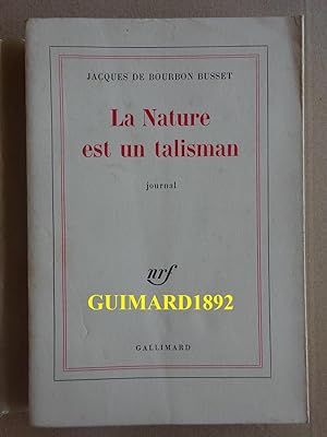 Imagen del vendedor de La Nature est un talisman a la venta por Librairie Michel Giraud