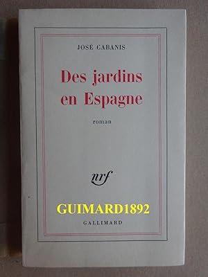 Bild des Verkufers fr Des jardins en Espagne zum Verkauf von Librairie Michel Giraud