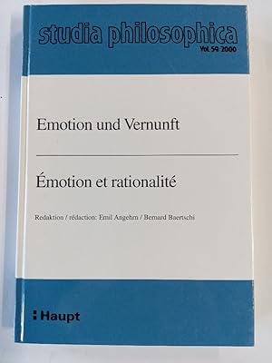 Seller image for Emotion und Vernunft /Emotion et rationalit for sale by Antiquariat Mander Quell