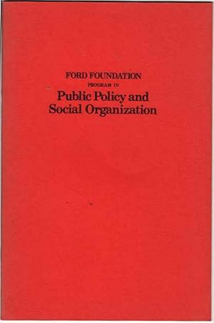 Ford Foundation Program in Public Policy and Social Organization
