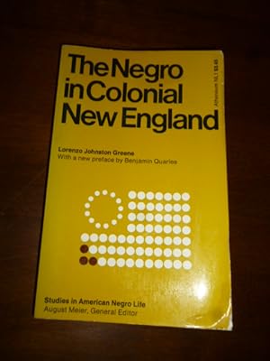 The Negro in Colonial New England