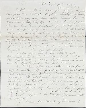 DRAFT COPY OF GENERAL ORDER NO. 171, REGARDING HORSES FOR TRANSPORTATION, JUNE 9, 1863