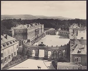 Riesen-Ansichtskarte Nancy, Palais du Gouvernement, Hemicyle, Pepiniere