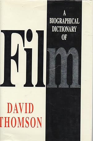 Bild des Verkufers fr A Biographical Dictionary of Film zum Verkauf von lamdha books