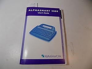 Bild des Verkufers fr User Guide, vintage Apple computing machine, AlphaSmart 3000 zum Verkauf von Old Book Surfer