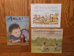 Immagine del venditore per Byrd Baylor Four (4) Trade Paperback Book Lot, including: The Best Town in the World; Amigo; Guess Who My Favorite Person Is; Everybody Needs a Rock, and; The Way to Start a Day. venduto da Clarkean Books