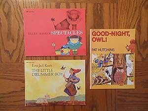 Seller image for Children's ALA Notable Three (3) Trade Paperback Book Lot, including: The Little Drummer Boy; Spectacles, and; Good-Night, Owl! for sale by Clarkean Books