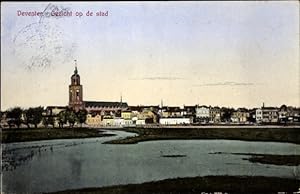Bild des Verkufers fr Ansichtskarte / Postkarte Deventer Overijssel Niederlande, Gezicht op de stad zum Verkauf von akpool GmbH