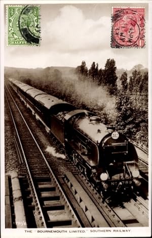 Immagine del venditore per Ansichtskarte / Postkarte Britische Eisenbahn, Bournemouth Limited, Southern Railway, Dampflok, Tender No. 789 venduto da akpool GmbH