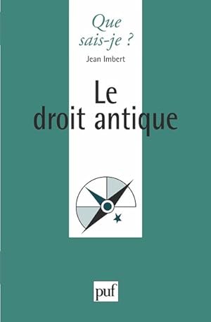 Le droit antique