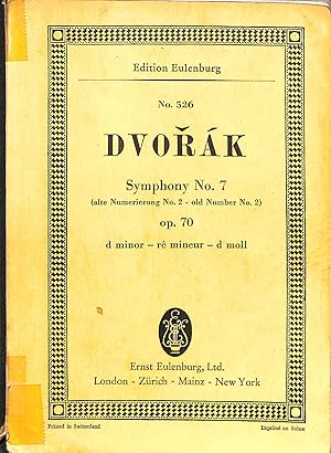 Bild des Verkufers fr Symphony No. 2 D minor for Orchestra Op. 70 zum Verkauf von WeBuyBooks