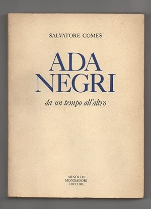 Ada Negri da un tempo allaltro. Con 20 tavole fuori testo