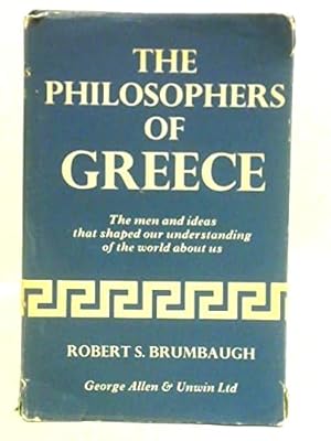 Immagine del venditore per The philosophers of Greece venduto da WeBuyBooks
