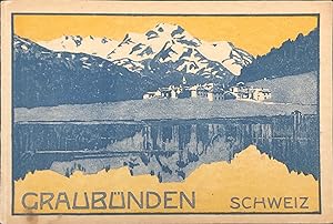 Graubünden, Schweiz. Zur Erinnerung an die Beendigung der Elektrifizierung aller Schmalspurbahnen...