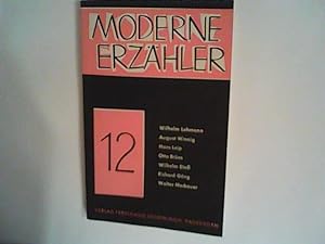Seller image for Moderne Erzhler 12 for sale by ANTIQUARIAT FRDEBUCH Inh.Michael Simon