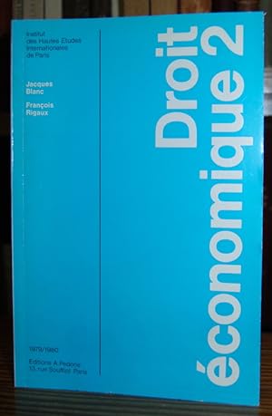 Seller image for DROIT ECONOMIQUE II. Cours et Travaux. 1979-1980 for sale by Fbula Libros (Librera Jimnez-Bravo)