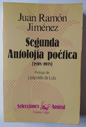 Seller image for Segunda antoloja potica. (1898-1918) for sale by La Leona LibreRa