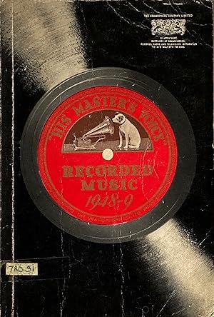 Imagen del vendedor de 1947-49 Recorded Music a la venta por Acanthophyllum Books