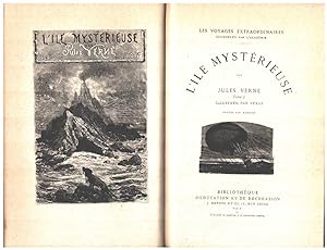 Oeuvres de jules Verne tome X / l'ile mysterieuse / 2 tomes