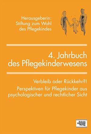 Imagen del vendedor de 4. Jahrbuch des Pflegekinderwesens a la venta por moluna