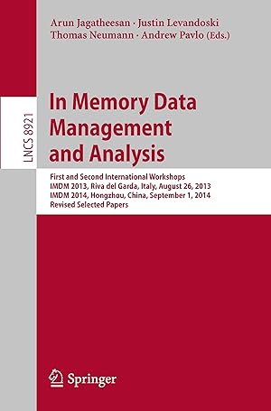 Seller image for In Memory Data Management and Analysis for sale by moluna