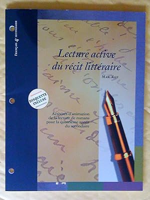 Lecture active du récit littéraire, français 4e secondaire