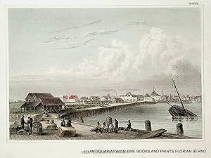 GALVESTON, Texas view ca. 1850