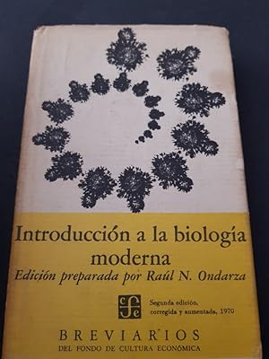 Imagen del vendedor de introduccion a la biologia moderna - ordanza - tdk194 a la venta por TraperaDeKlaus