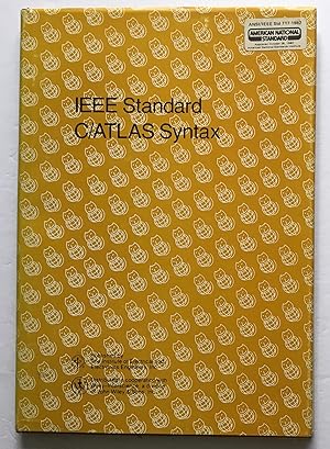 Imagen del vendedor de IEEE Standard C/ATLAS Syntax. IEEE Std 717-1982. a la venta por Monkey House Books