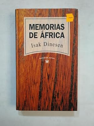 Seller image for MEMORIAS DE AFRICA. ISAK DINESEN. NARRATIVA ACTUAL RBA. TDK368 for sale by TraperaDeKlaus