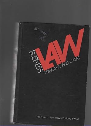 Bild des Verkufers fr BUSINESS LAW Principles and Cases zum Verkauf von The Reading Well Bookstore