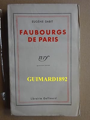 Faubourgs de Paris