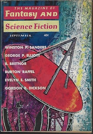 Image du vendeur pour The Magazine of FANTASY AND SCIENCE FICTION (F&SF): September, Sept. 1960 mis en vente par Books from the Crypt