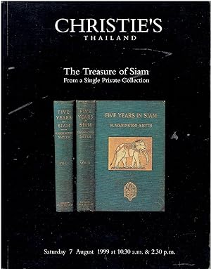 The Treasure of Siam - From a Single Private Collection (Auction Catalog, Christie's, Thailand, A...