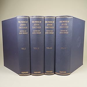 Bild des Verkufers fr The Poems of John Dryden (4 Volumes - Complete) zum Verkauf von William Chrisant & Sons, ABAA, ILAB. IOBA, ABA, Ephemera Society