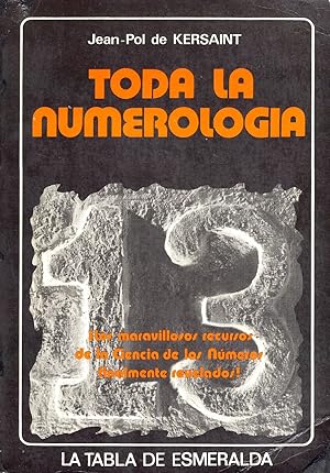 Imagen del vendedor de Toda La Numerologa (La Tabla Esmeralda) (Spanish Edition) a la venta por Von Kickblanc