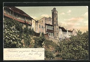 Ansichtskarte Schumberg / Chrudim, Hvezdarna, Gebäude mit hohem Turm