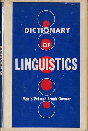 Bild des Verkufers fr Dictionary of Linguistics zum Verkauf von Cider Creek Books