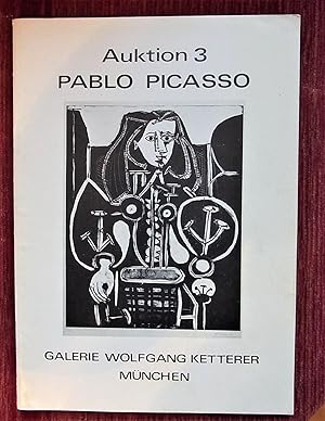 Image du vendeur pour Auktion 3: Pablo Picasso. mis en vente par Antiquariat Seidel & Richter